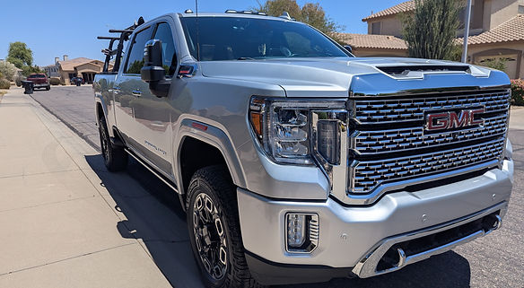 gmc truck. exterior detail, chandler airzona, ceramic coating, detail near me