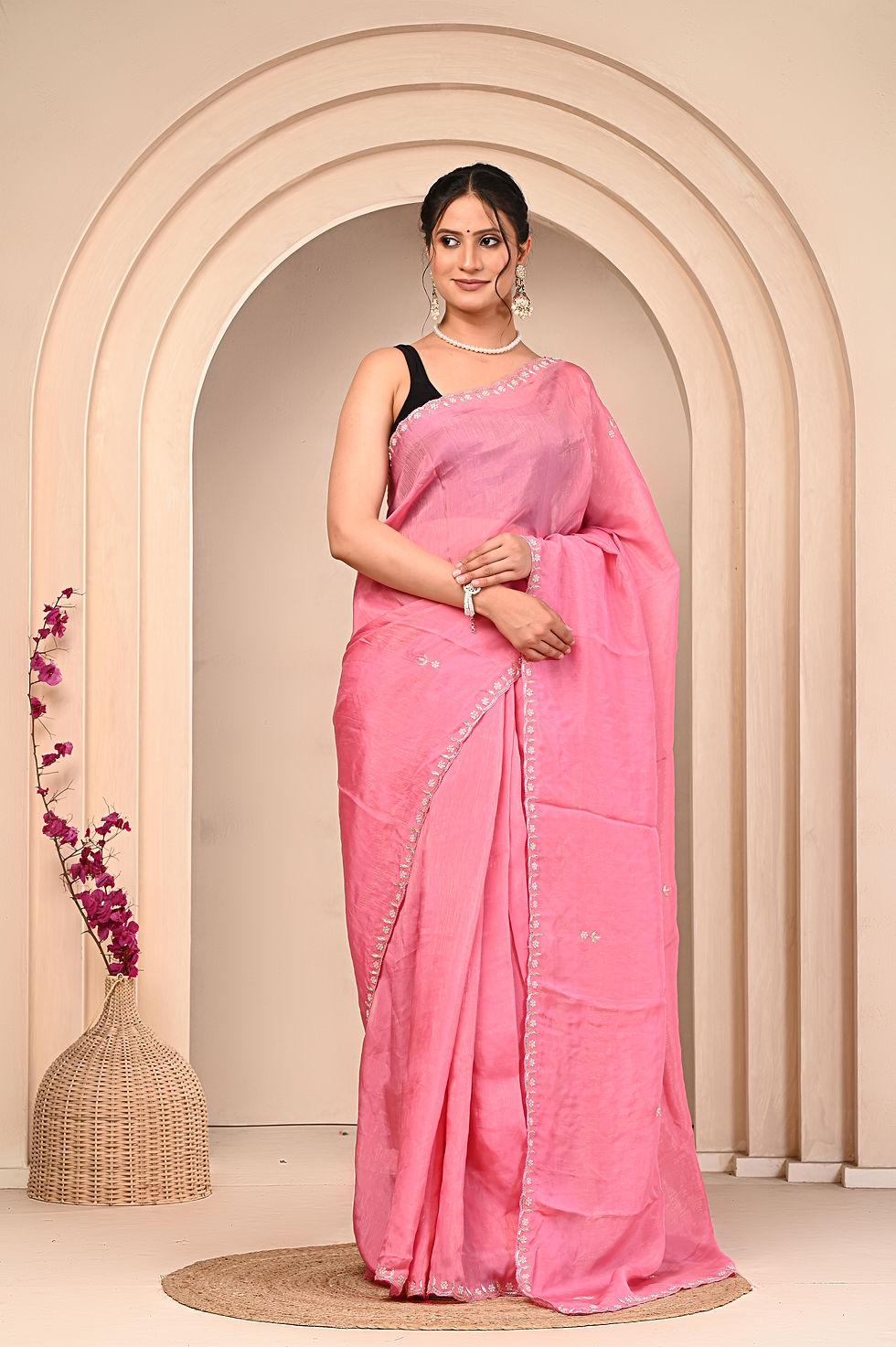 Thumbnail: Tissue organza saree