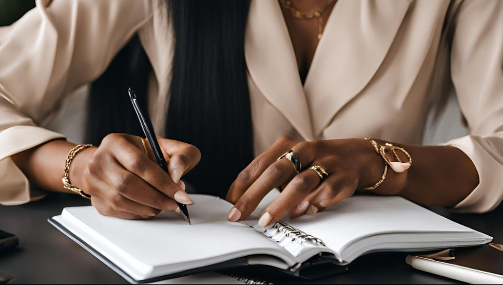 Crowded office with computers on cluttered desks, glowing blue screens. People standing, dim, orange lighting creates a busy, chaotic mood.