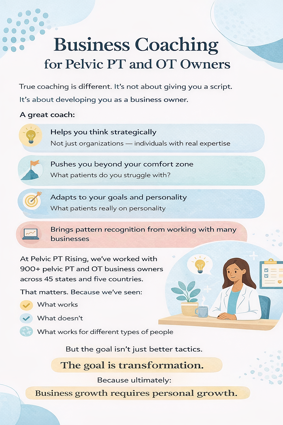 Grow a Pelvic PT Business - Pelvic PT Business Coach