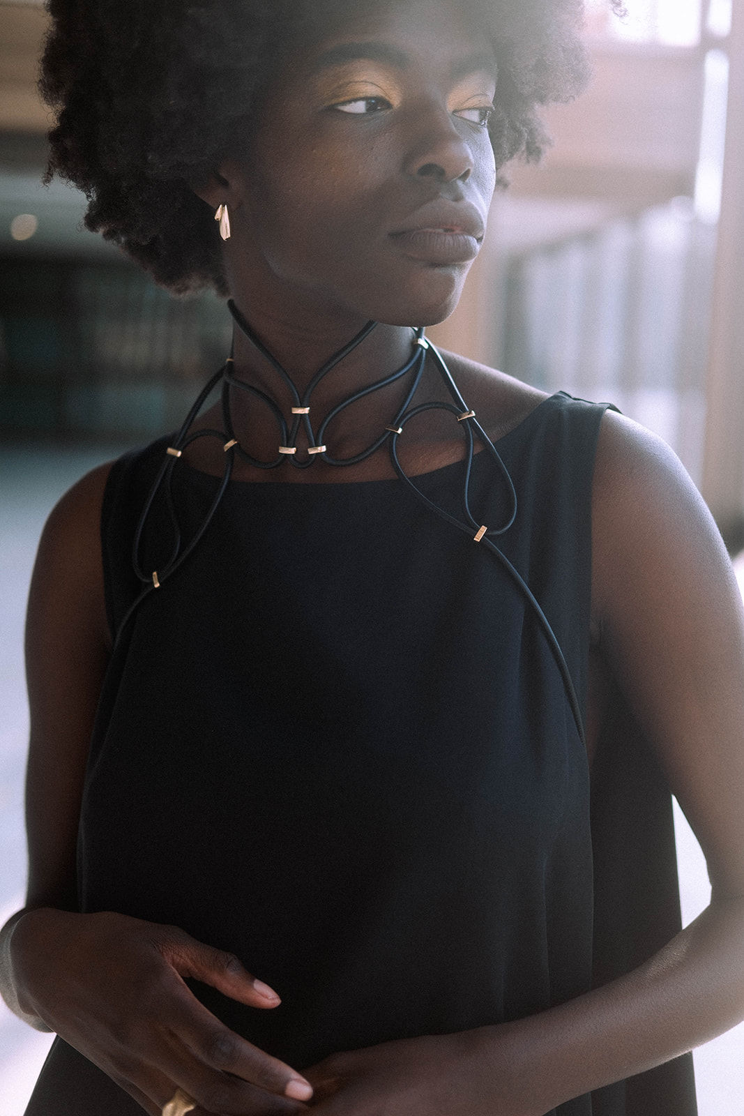 Bodypiece ANDROMEDA Black/gold