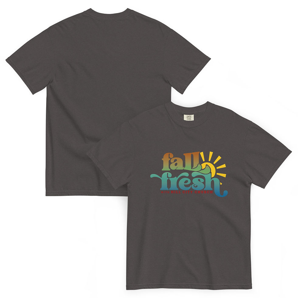 Thumbnail: Hill City Premium Tee – Double-Sided Print Unisex T-shirt