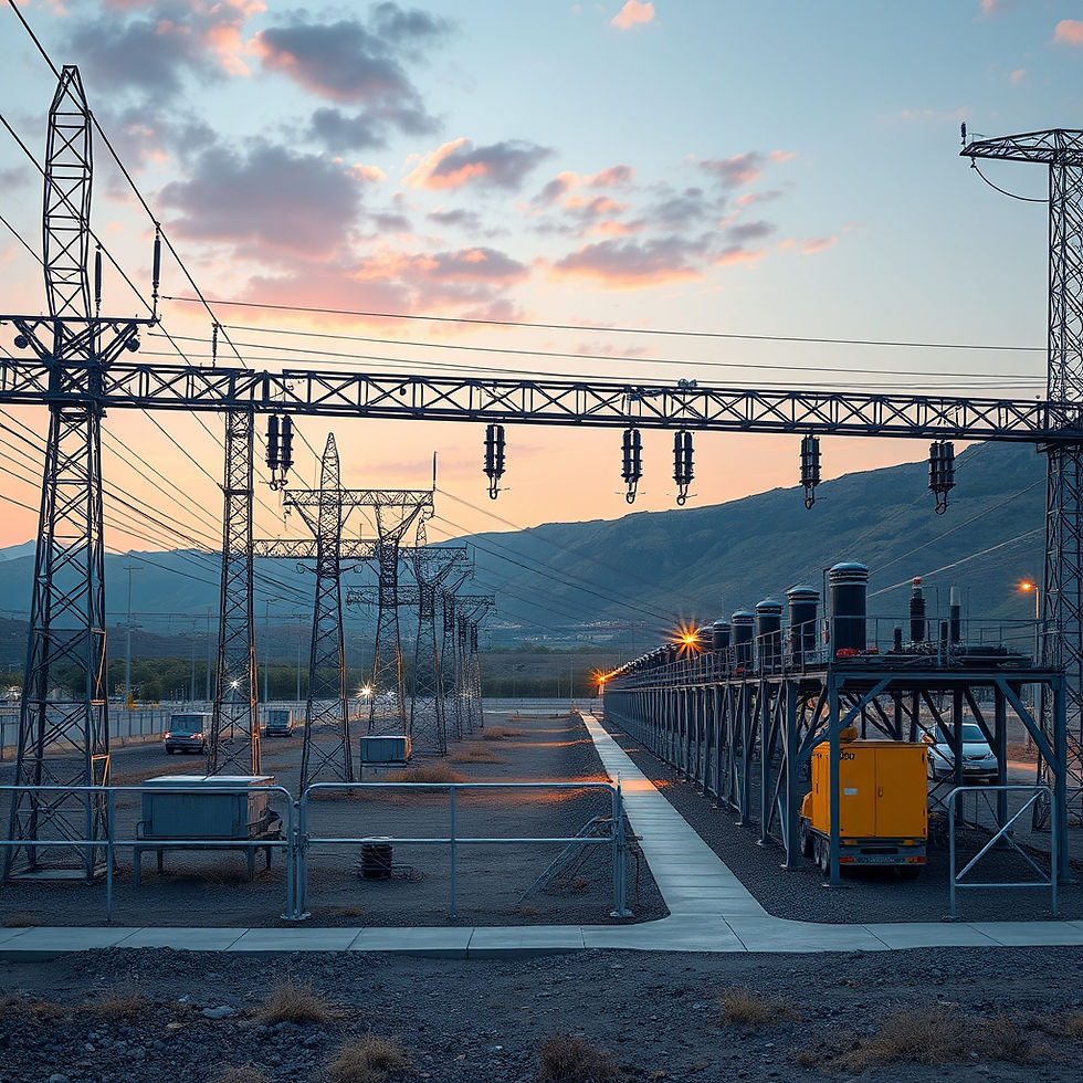 Comprehensive engineering for EHV substations and transmission lines, ensuring reliable po