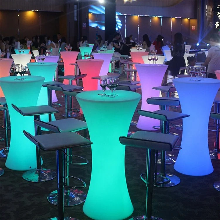 Thumbnail: LED Light up Cocktail Bar Tables waterproof and outdoors
