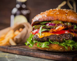 Arranged Food and Objects