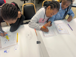 Children Creating Art