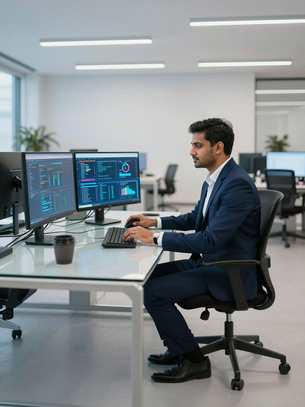 Professional setting representing Sentrametric mission