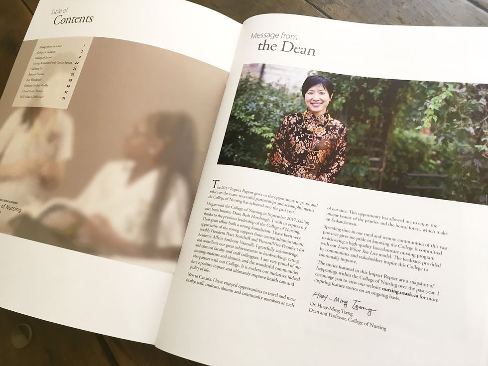 U of S Nursing Annual Impact Report