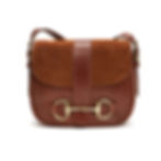 Partridge Tan Leather and Horse bit Suede Bag, Country lifestyle fashion, country wear, The Flying Fox Interiors and gifts