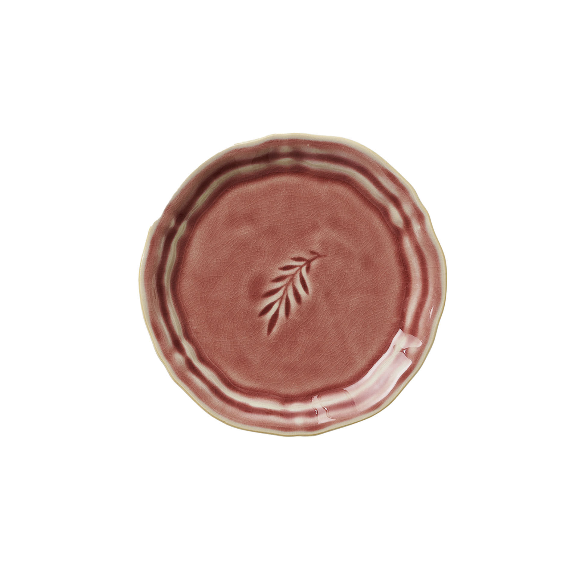 Stoneware Rose Pink Amuse Bouche Plate