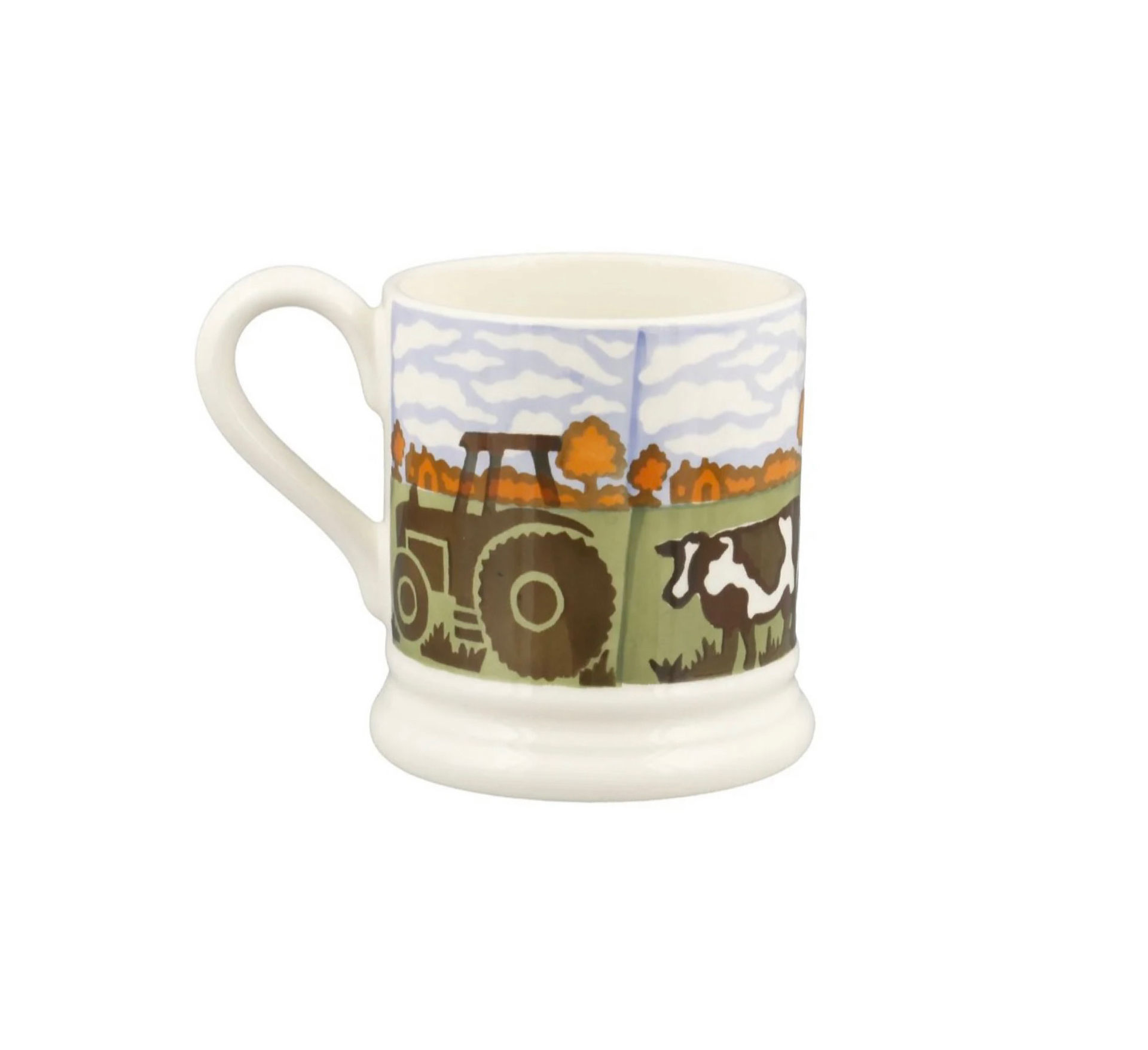 Discover the Emma Bridgewater Countryside Cows Mug, perfect for cosy autumn teas.