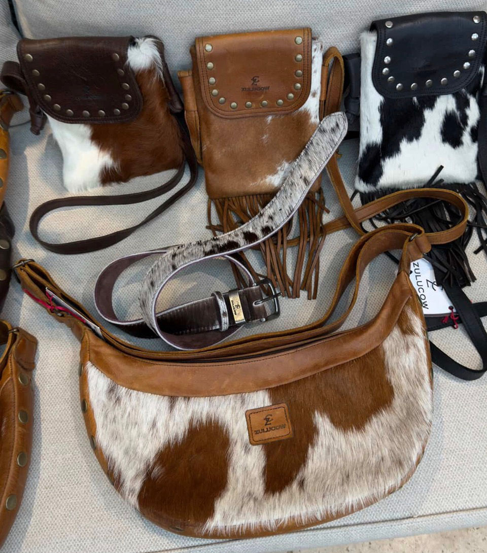 Thumbnail: Cowhide Phone Bag Shoulder Cross Body Zulu Leather The Flying Fox