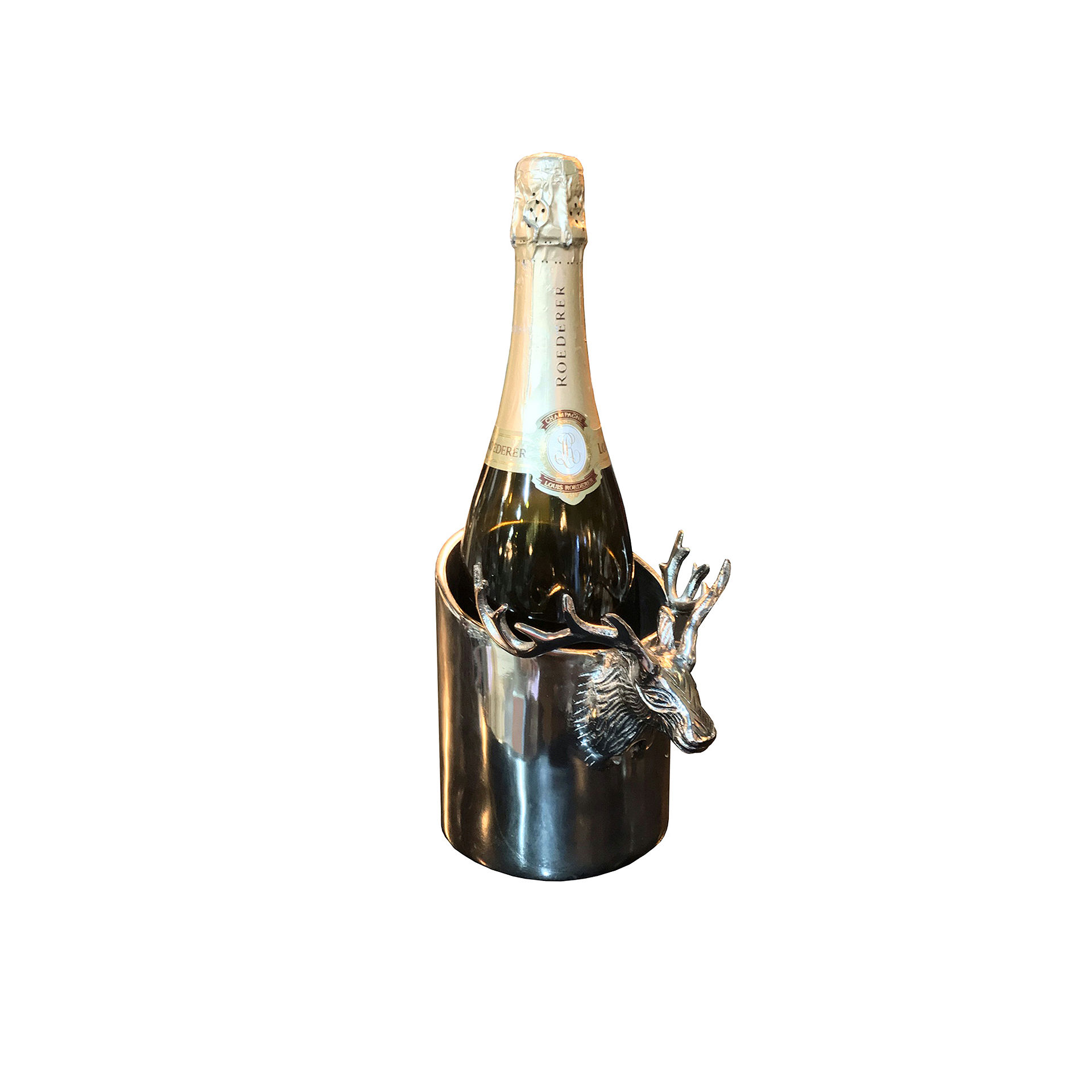 Stag Head Bottle Holder Cooler