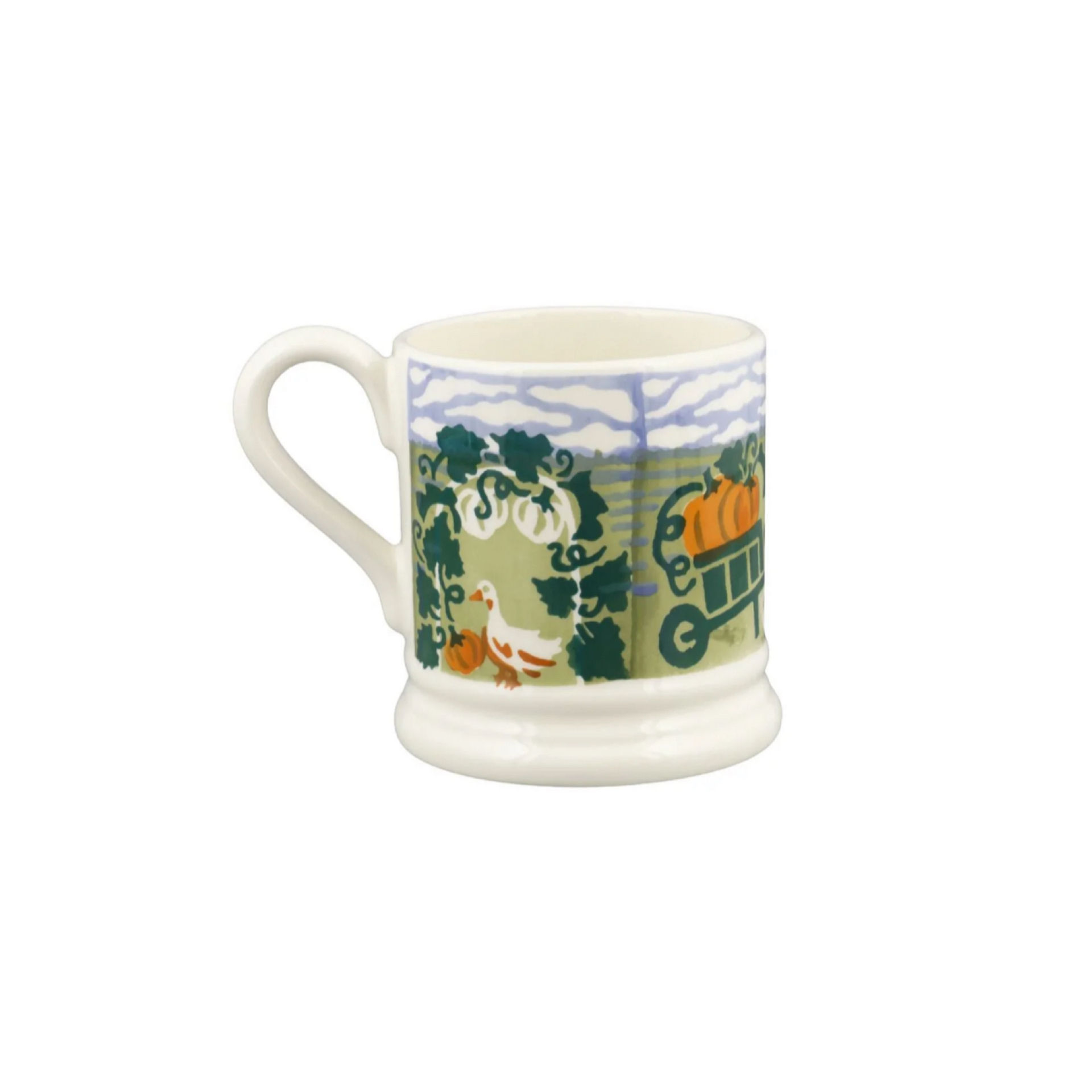 Emma Bridgewater Country Pumpkin Mug Half Pint Made in the UK The Flying Fox Buckingham Claydon Estate
