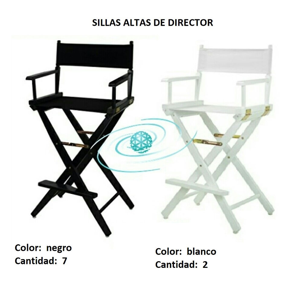 SILLAS ALTAS DE DIRECTOR