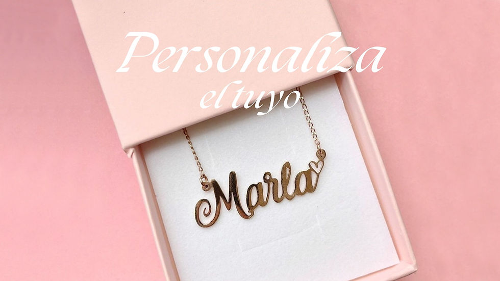 collar de nombre personalizado tamaño regular