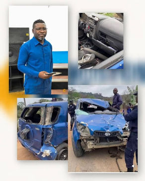 MILAGRE NA ESTRADA: PEDRO PAXI E JAIR PEREIRA SAEM ILESOS DE GRAVE ACIDENTE NO ZAIRE