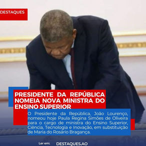 PRESIDENTE DA REPÚBLICA NOMEIA NOVA MINISTRA DO ENSINO SUPERIOR