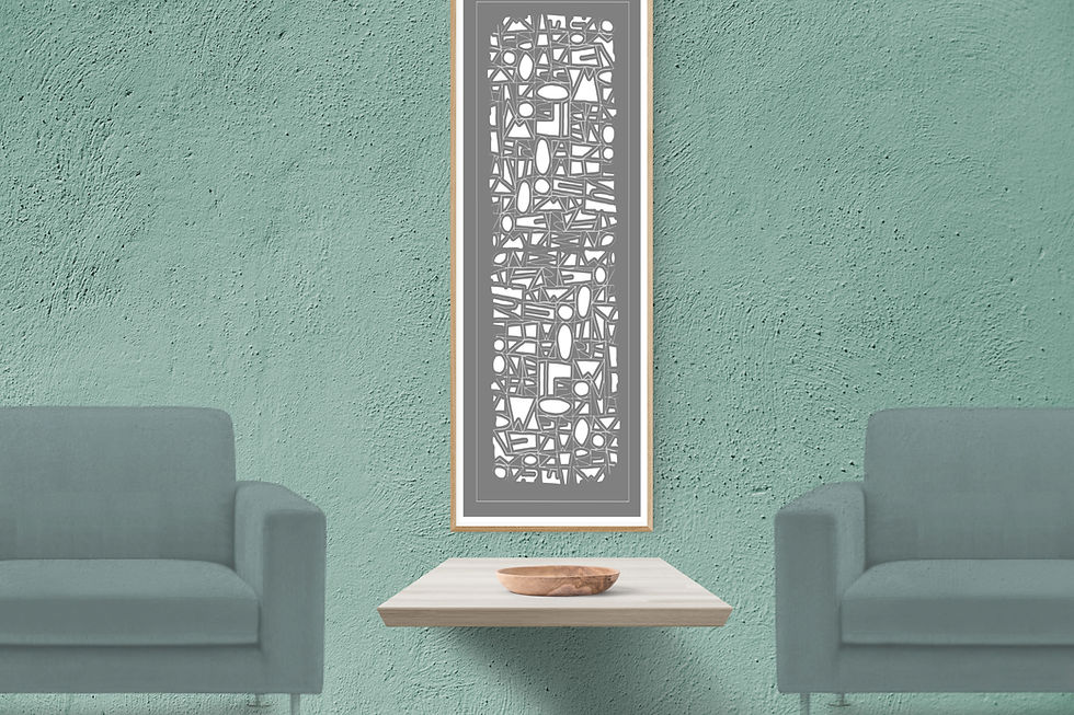 kleewriting1c4agrey12x36inframed1a