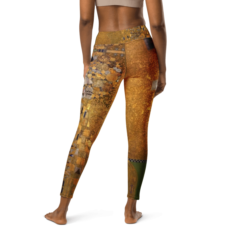 Thumbnail: Gold Lady Print -Leggings