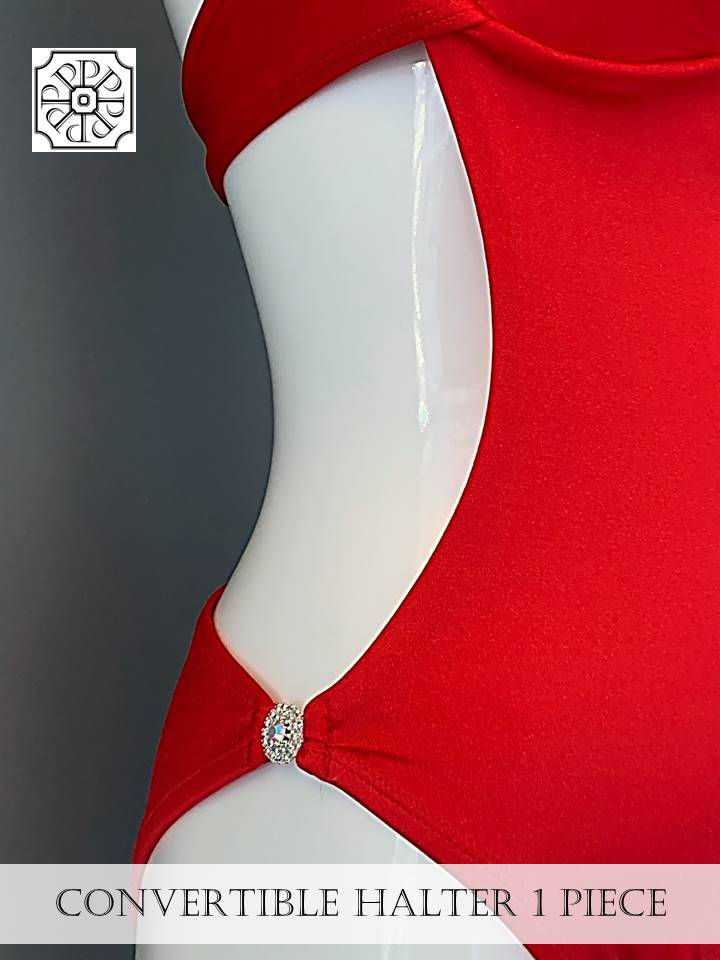 Thumbnail: 1P Swim - Convertible Halter Monokini