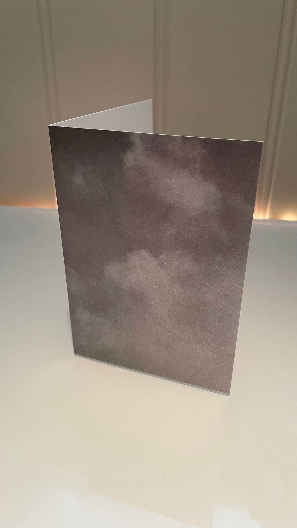 Miniatyrbilde: Doble kort Camilla Tangen Studios Himmel Glitter Gave Presang Gaveinnpakning Grått Card Gift Mysterium Grå