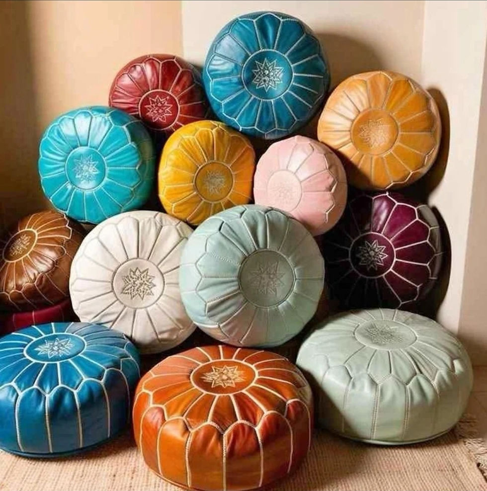 pouf marocaine, Montréal, canada