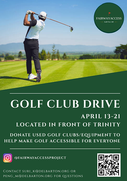 Poster for Advertising Our Golf Club Fundraiser