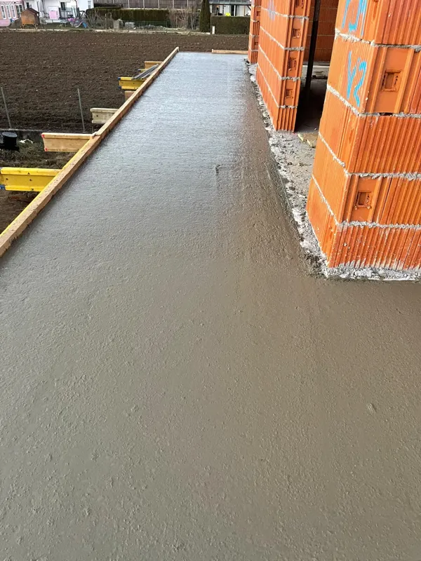 Betonarbeiten am Balkon