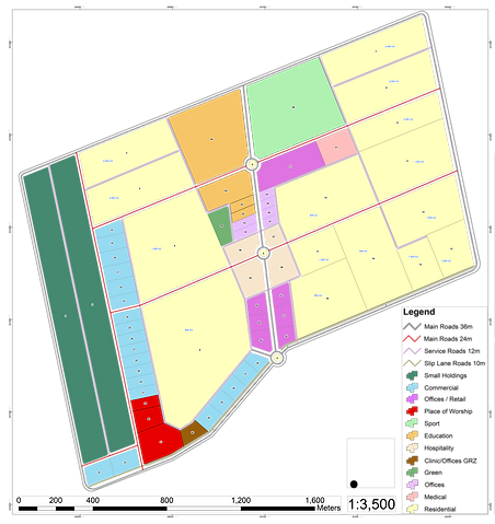 Diamondale Map