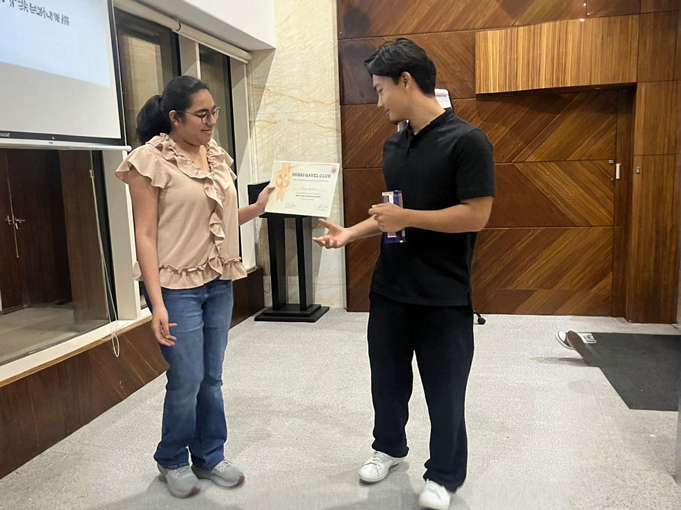 Awarding Certificates