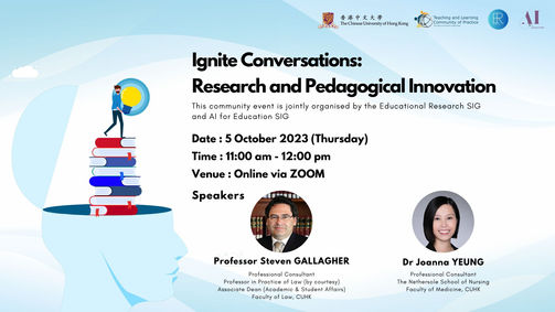 Ignite Conversations: Research and Pedagogical Innovation [Sharing session 2]