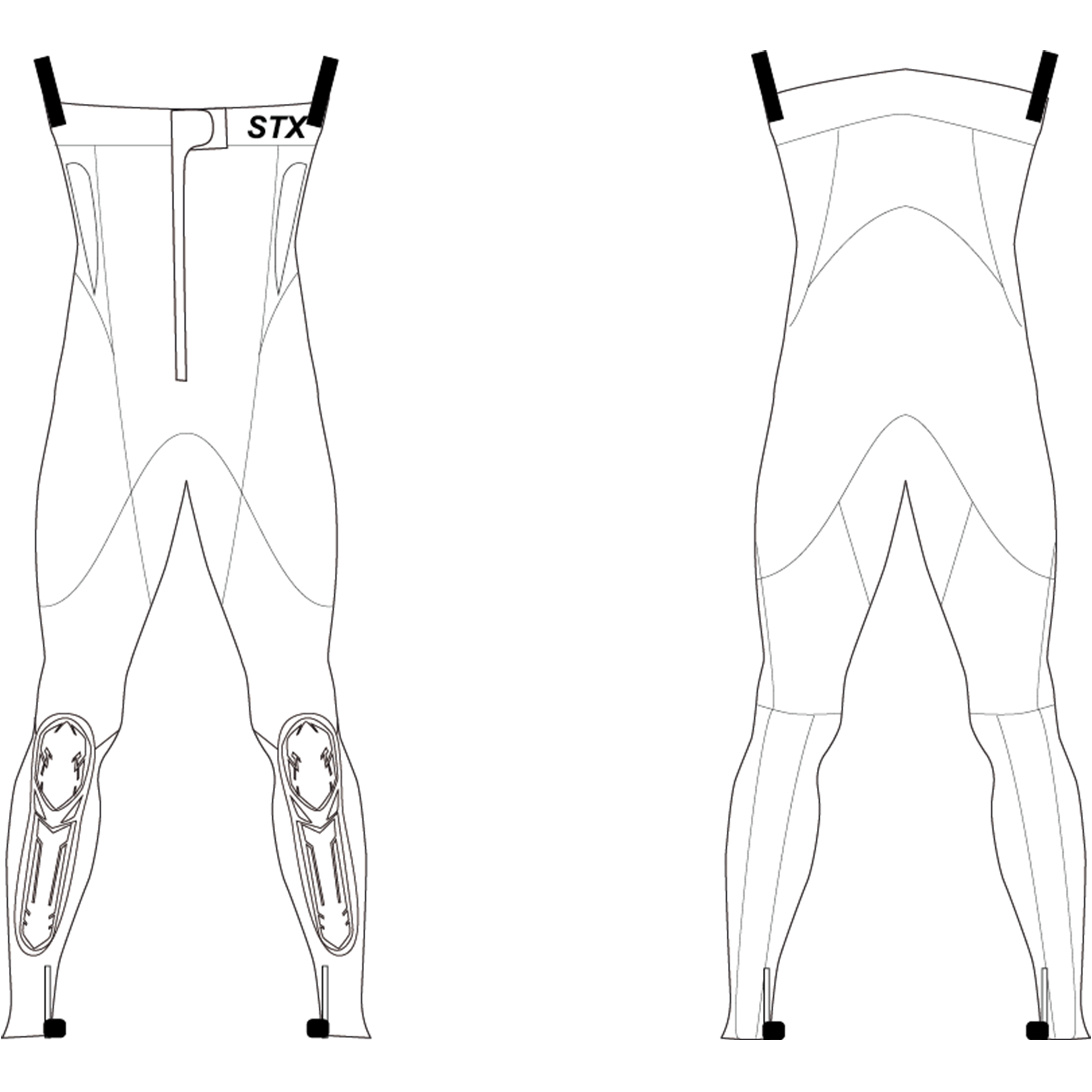 STX-NT/FZ-IF51P/TG-3BI 3mmBI ノーマルタイツ　フロントジップ　51PTL　足F内 タモガード