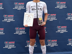 【オーダーメイドウエットスーツ&トライスーツで蒲郡を制す!】蒲郡トライアロン 大石一博選手優勝
