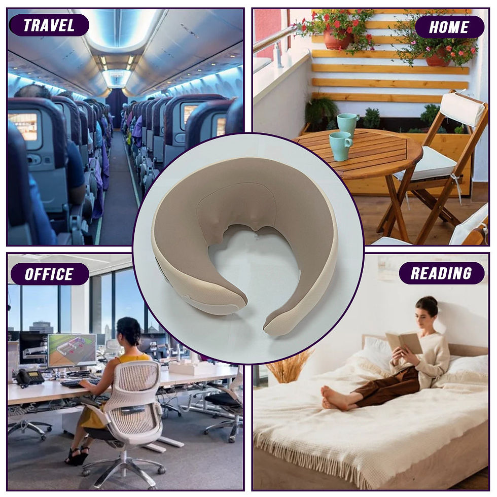 Thumbnail: Multi-Purpose Neck Massage Pillow w/Warmth