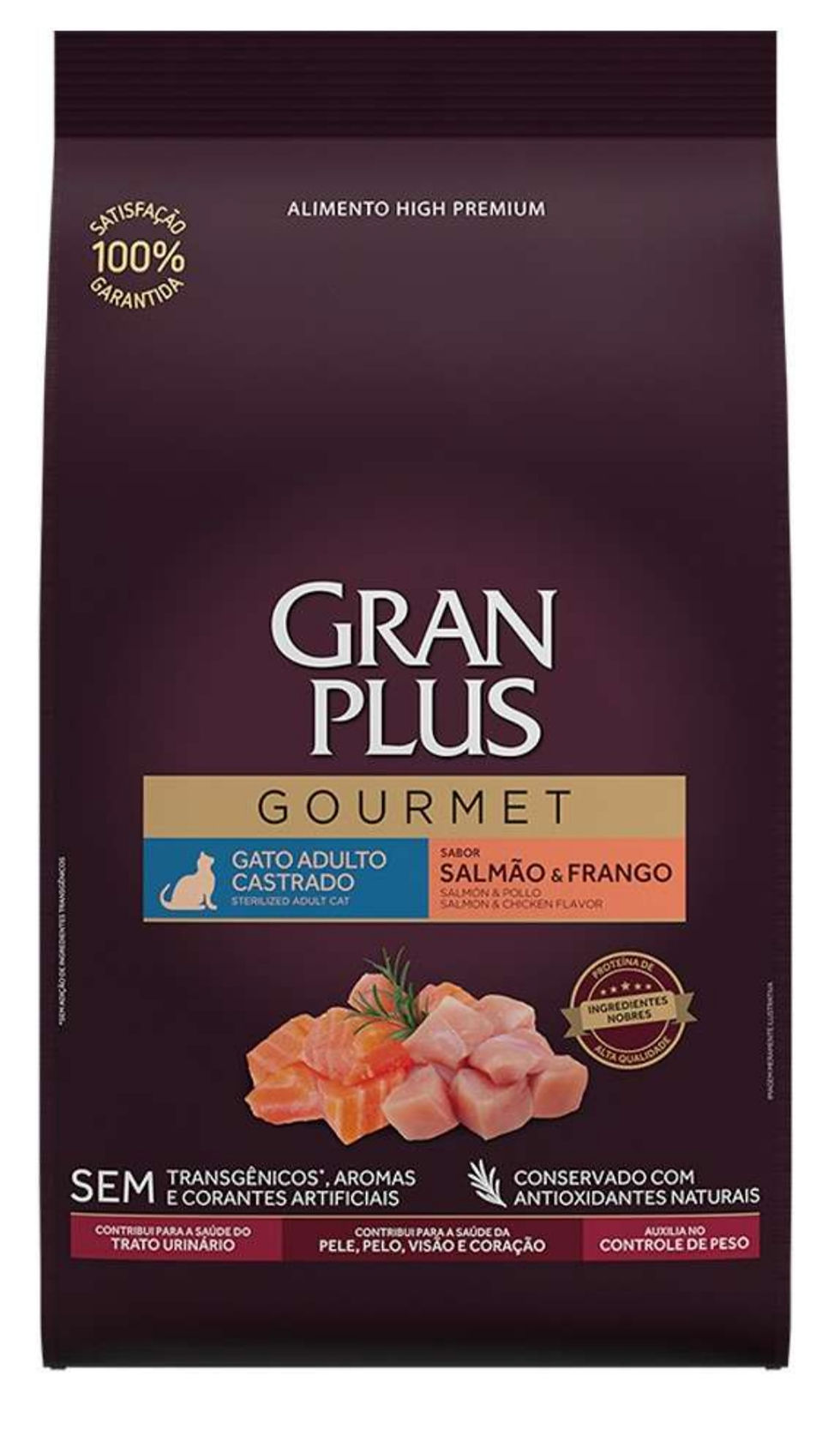 Gran Plus gourmet gato castrado salmon