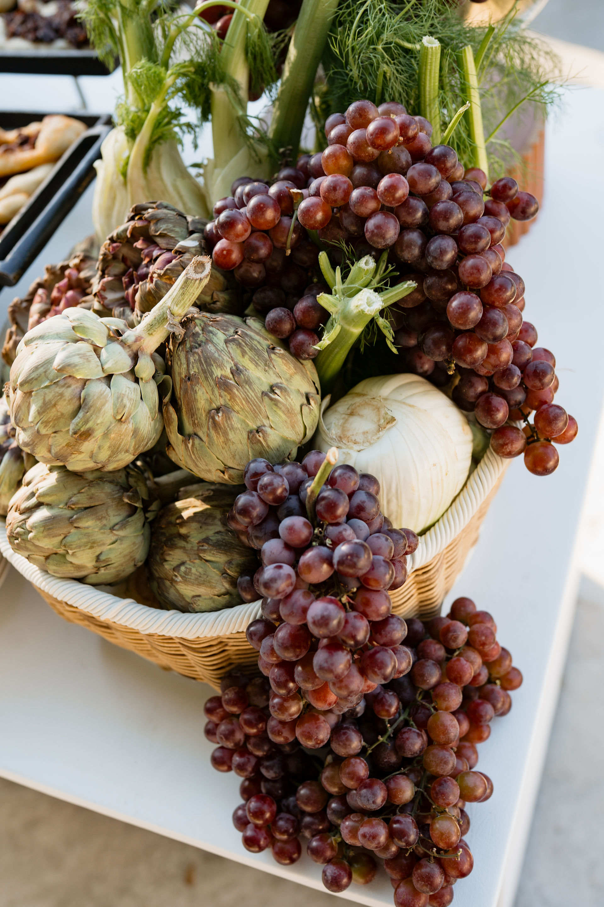 grapes wedding decorations