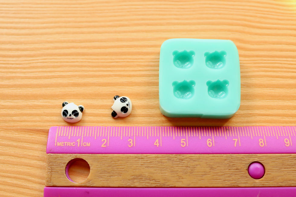 Thumbnail: Tiny Panda Head Silicone Mold