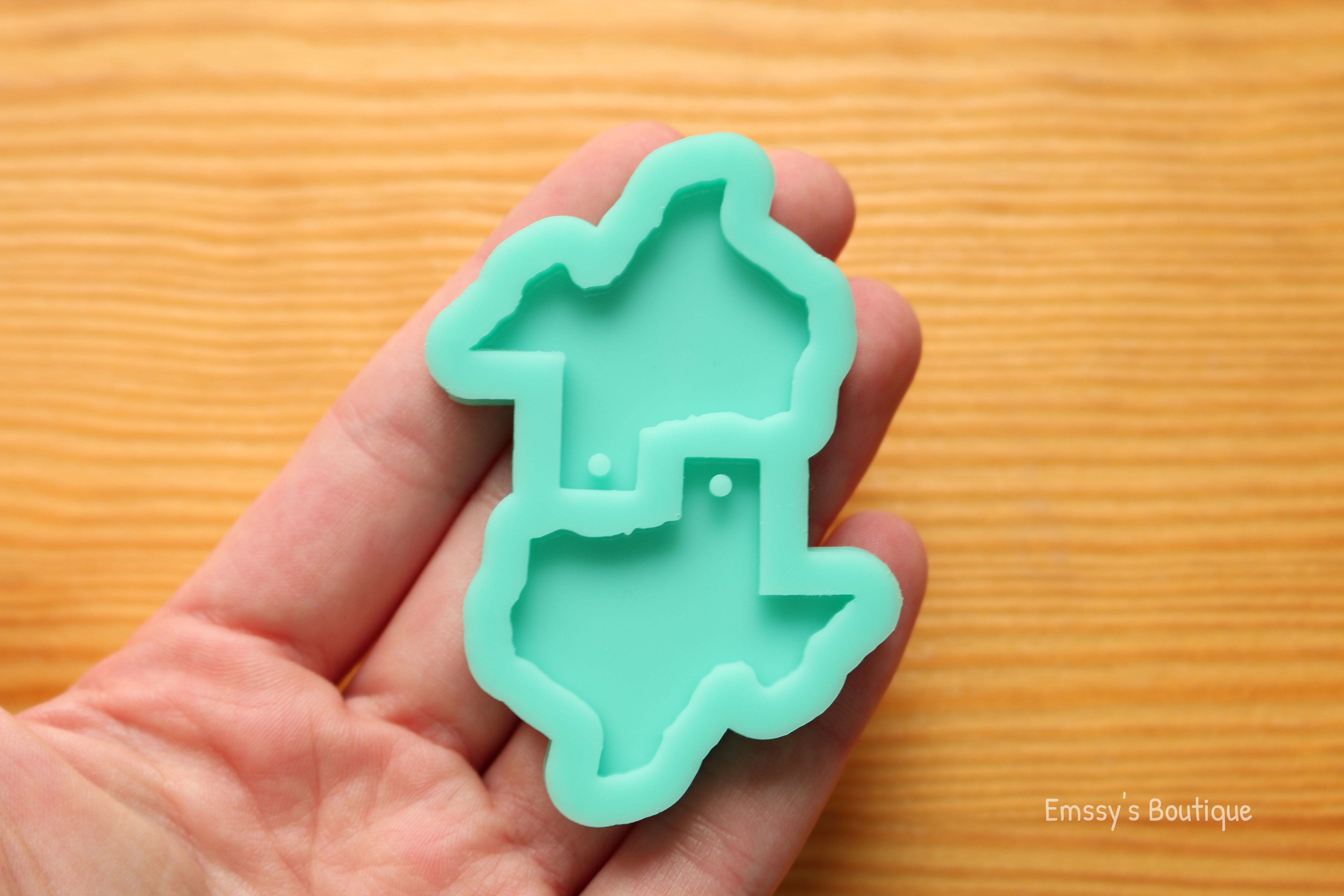 Texas State Charms Silicone Mold