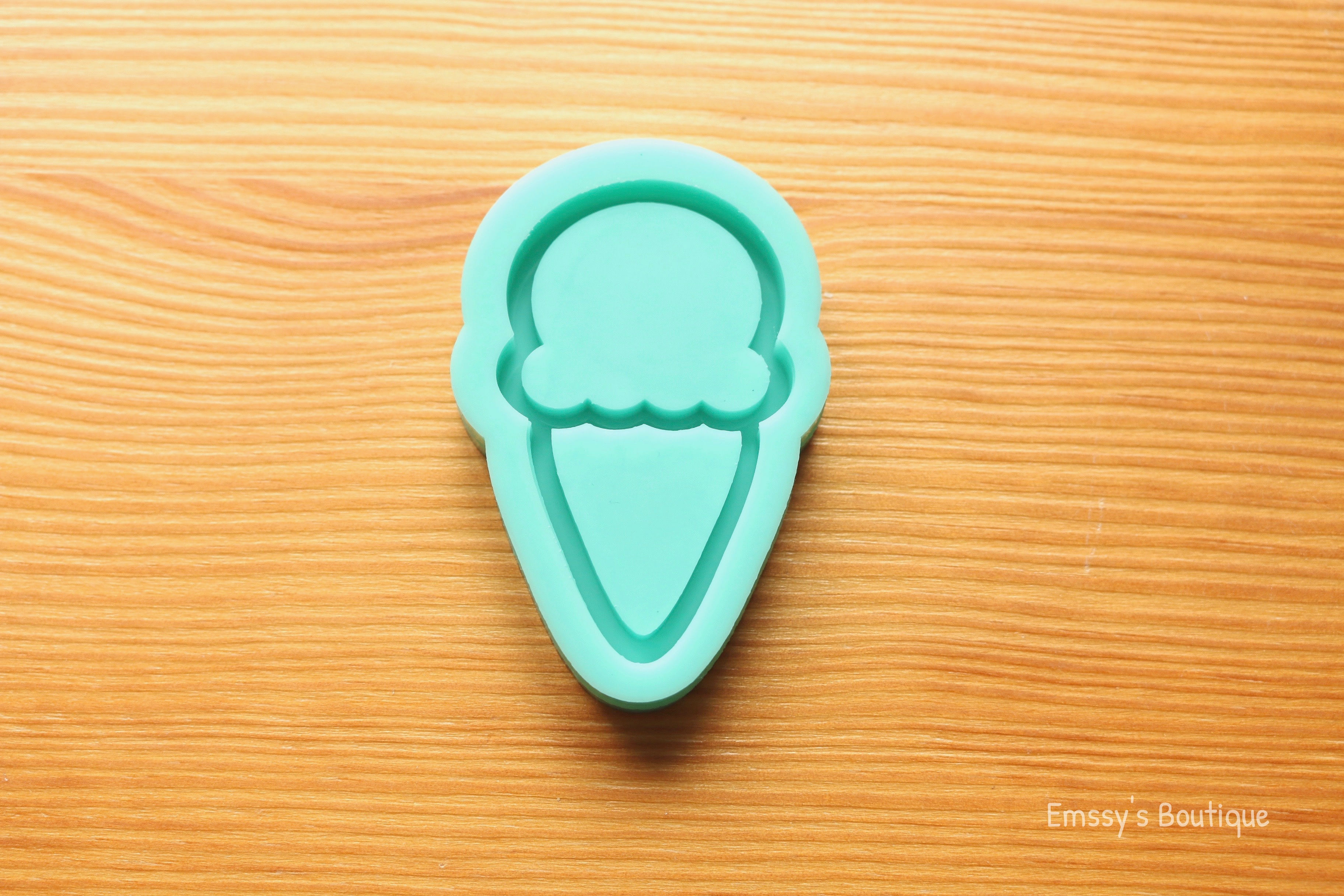 Ice Cream Cone (Backed Shaker) Silicone Mold