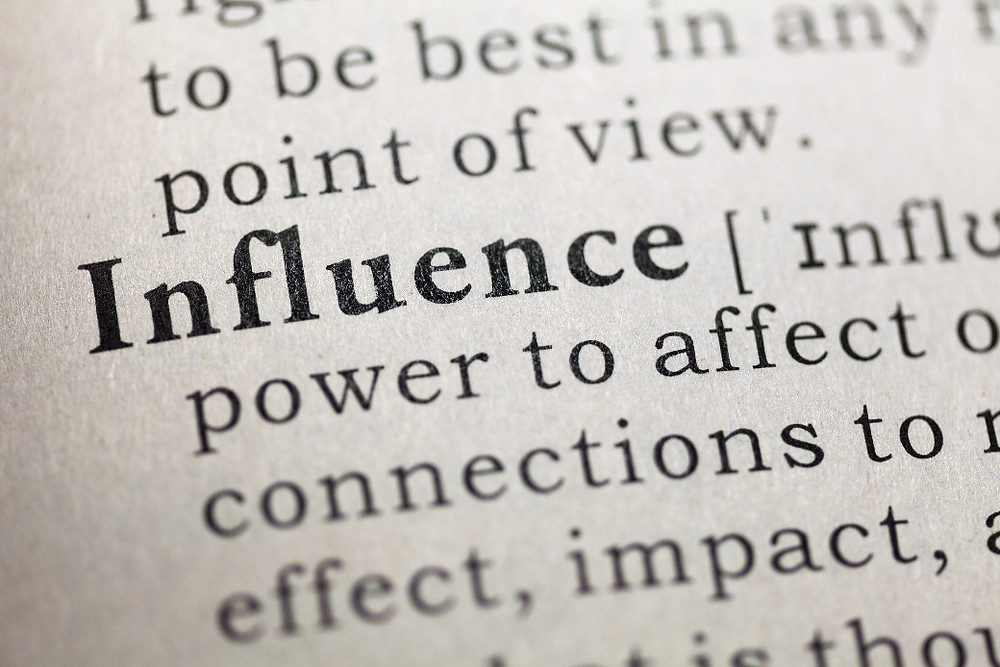 The definition of influence in the dictionary states, "Influence is a lot more complicated than political bribery."