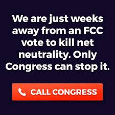 An ad asking constituents to call their member of Congress