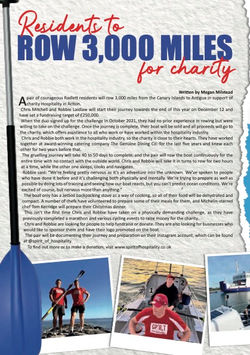 Residents to row 3,000 miles for charity | My Local News