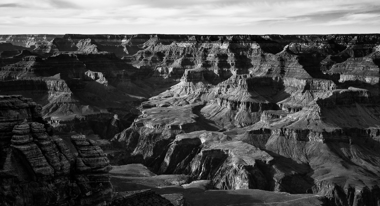 Grand Canyon Black and White