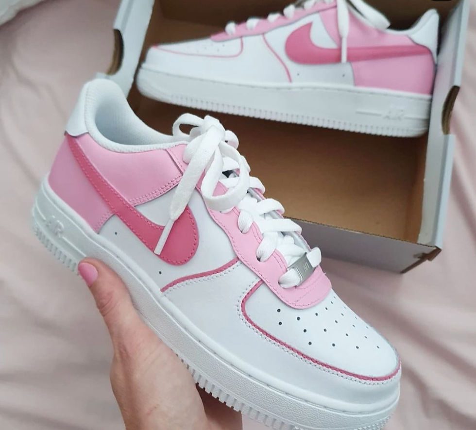 Customizable Strawberry Milkshake X Nike Custom Shoes