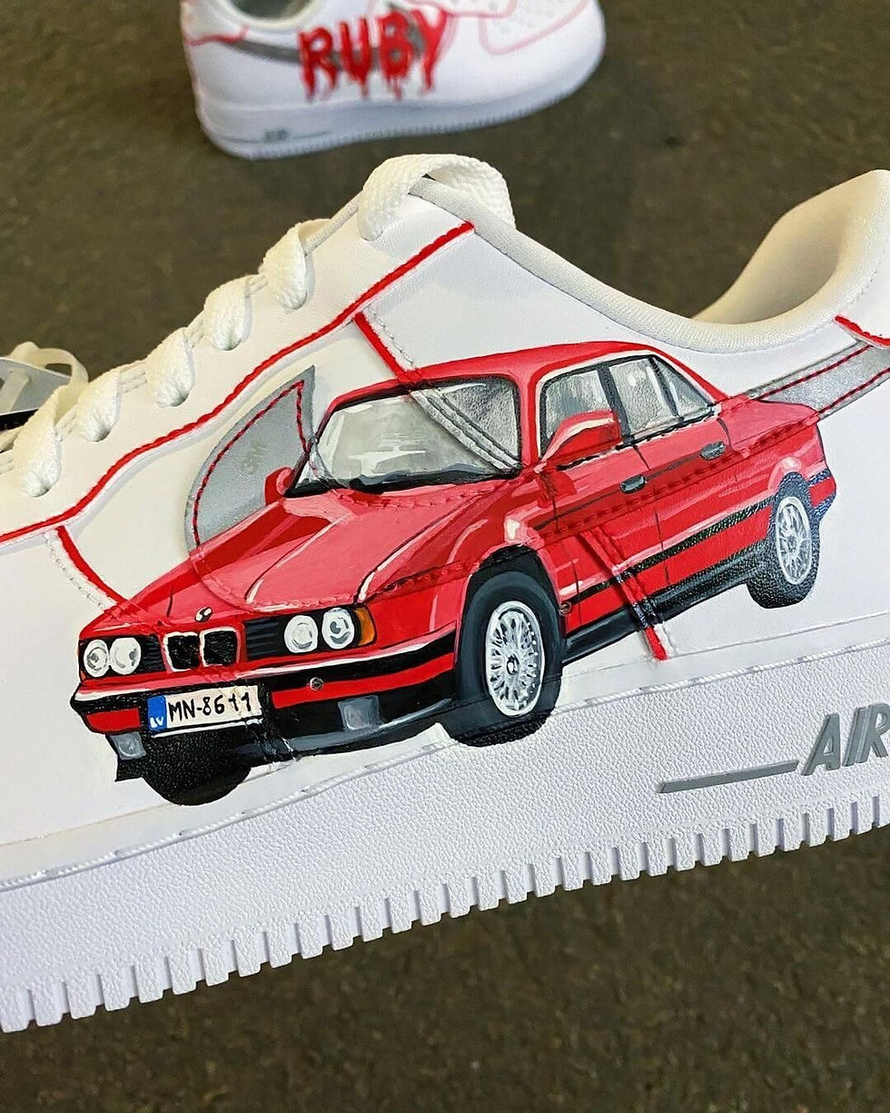Thumbnail: Customizable BMW Car Custom Shoes