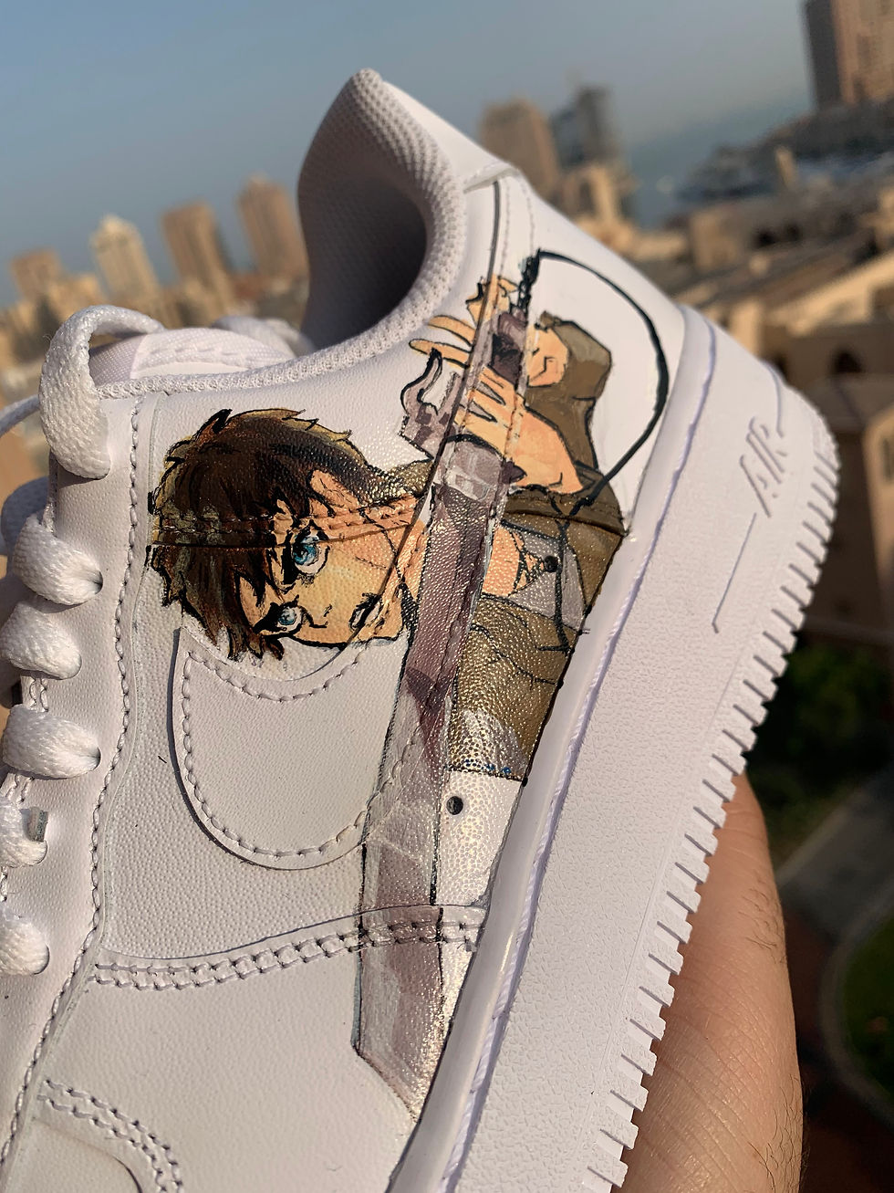 Attack On Titans Themed Custom Shoes