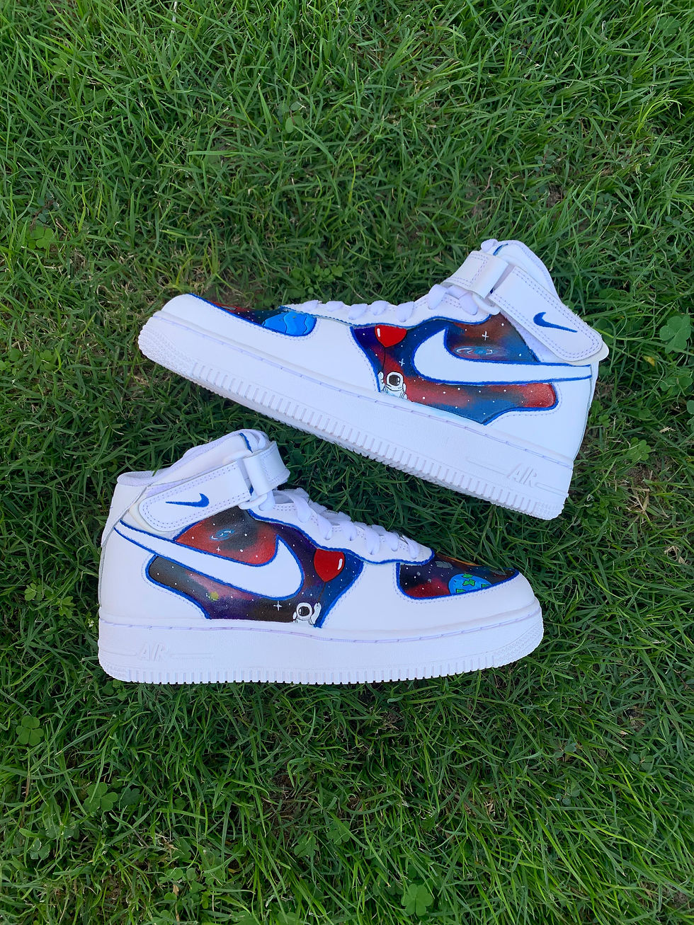 Thumbnail: Space Custom Kids Shoes