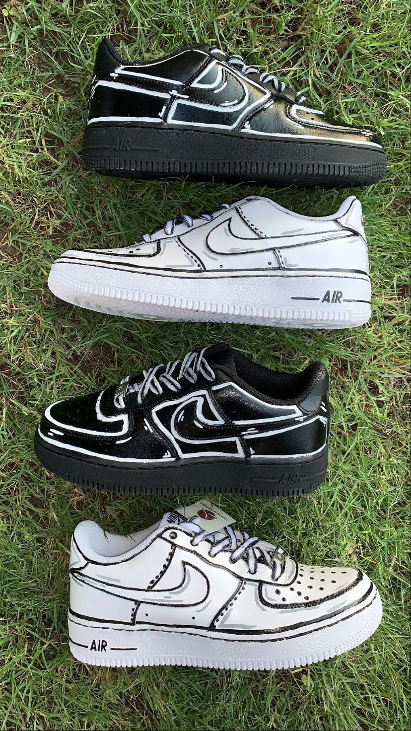 Basic 2D Cartoon Custom Shoes