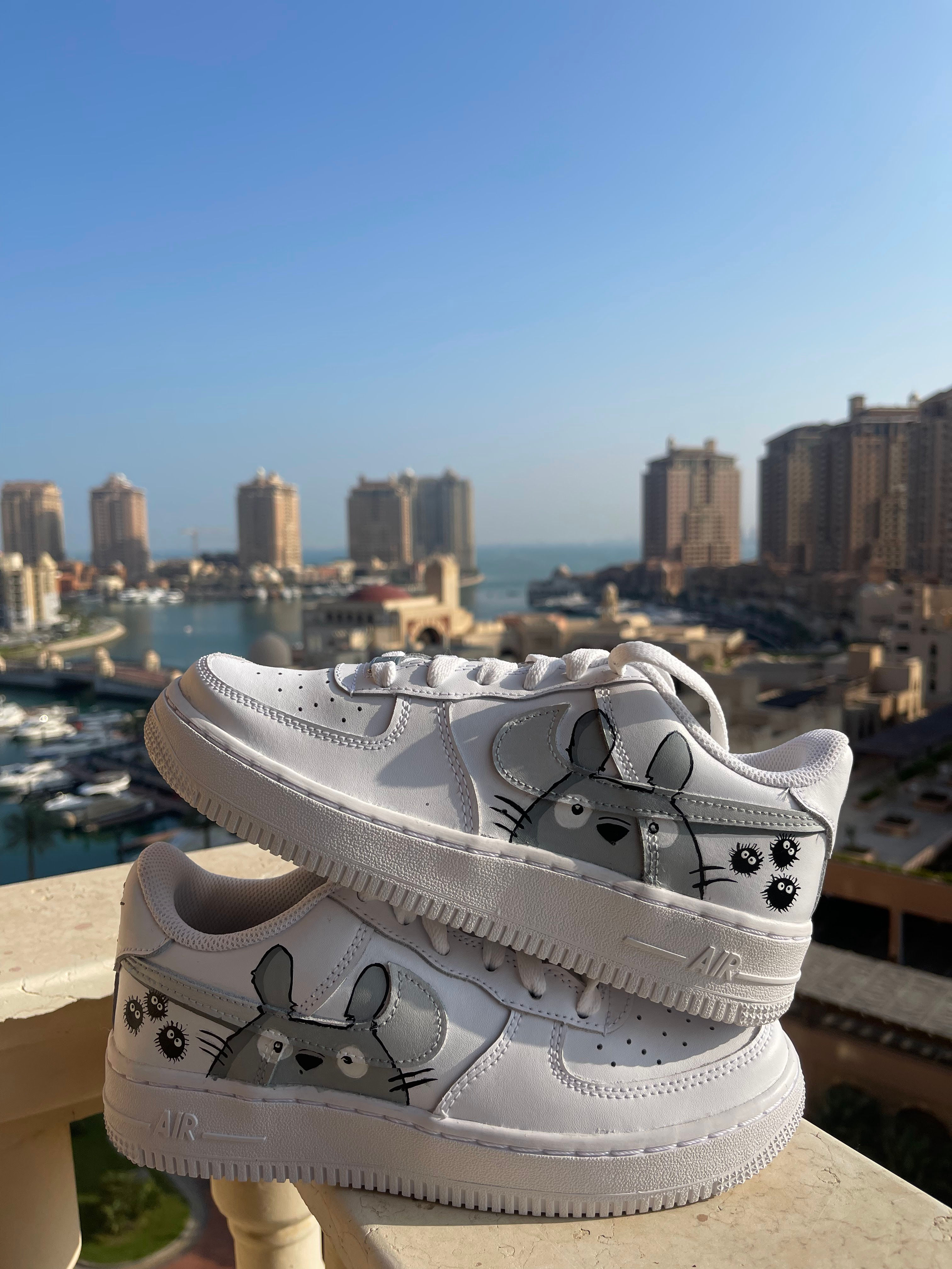 Totoro Anime Themed Custom Shoes